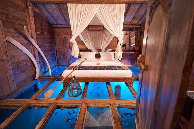 The Glass Floor Udang House, Bali, Indonesia